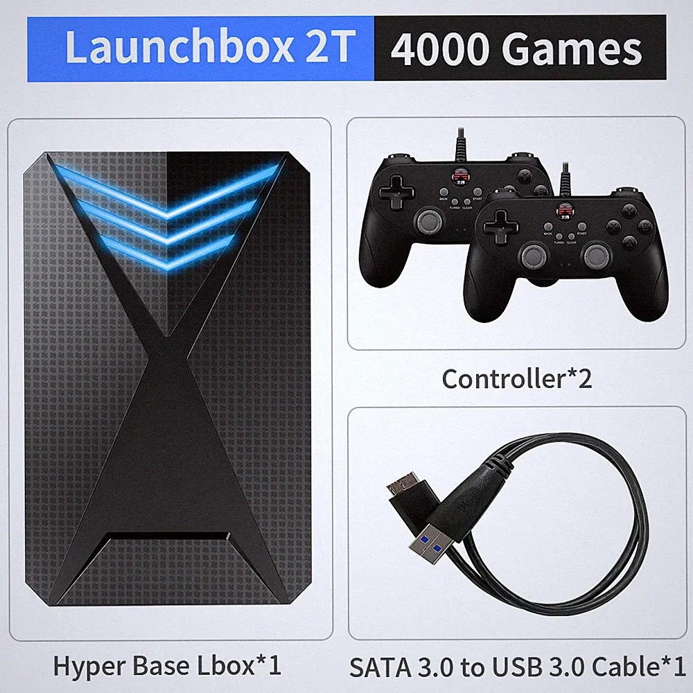 Gamingbox Portable External Hard Drive For PC 4000